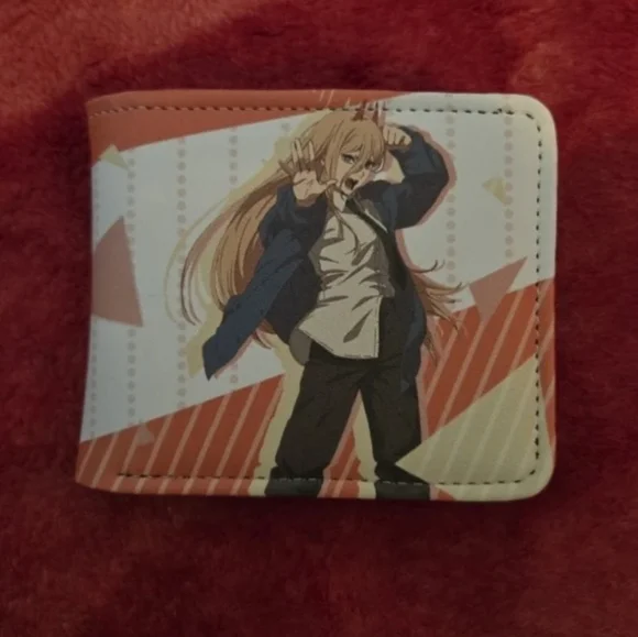 New chainsaw man csm powers anime manga leather wallet