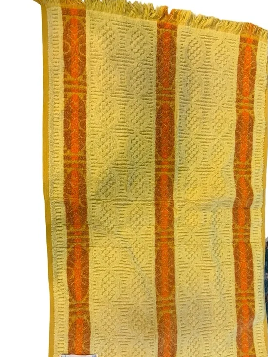 Springmaid Vintage Hand Towels (3) Orange Yellow (3) Multicolor Reversible