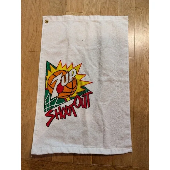 VINTAGE 1990s 7up Shootout Nationals Rally Towel Giveaway‎ Cannon Royal 93