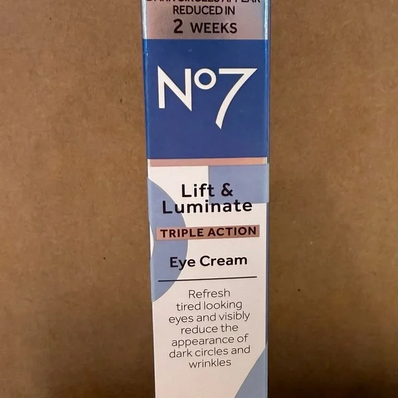 NO 7 Lift & Luminate Triple Action Eye Cream New