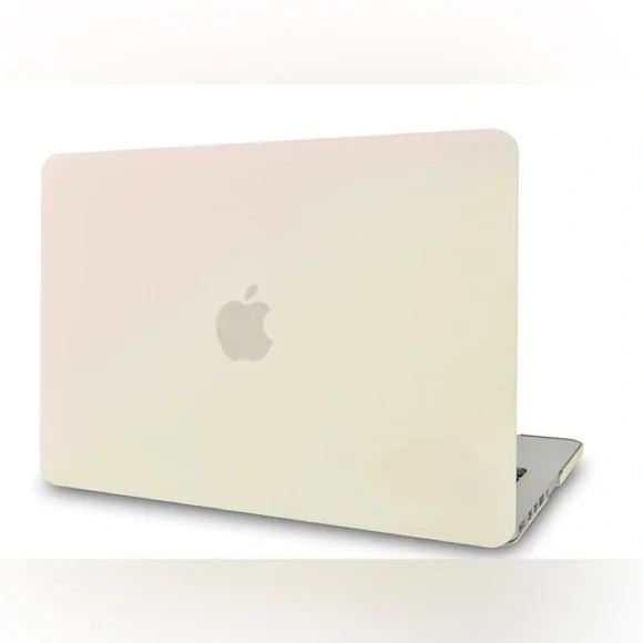 MacBook Air 13” Hard Case With Soft Sleeve Pink Cream New