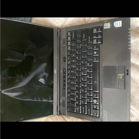 Fujitsu Black Laptop