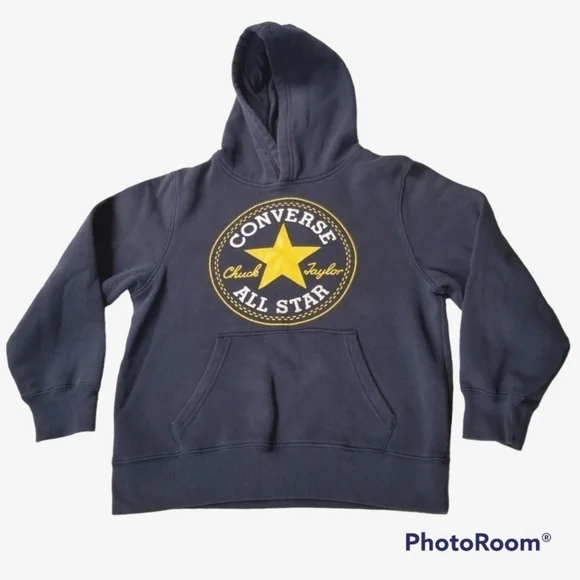 Converse All Star Chuck Taylor sz M Blue Hoodie