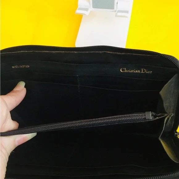 Christian Dior long wallet GUC