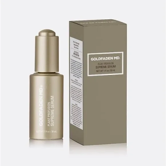 NIB GOLDFADEN MD Plant Profusion Supreme Serum, NET WT 1 ﬂ oz / 30 mL, Full Size