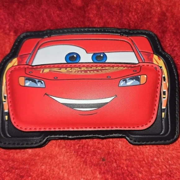 New disney cars lightning McQueen anime manga leather wallet