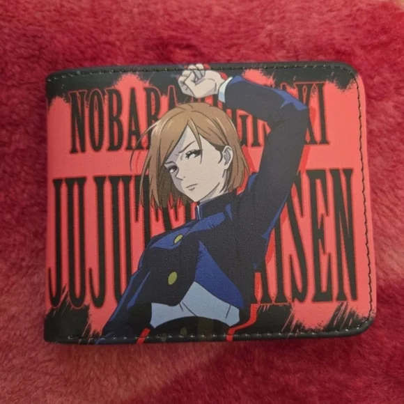 New jujutsu kaisen anime manga leather wallet