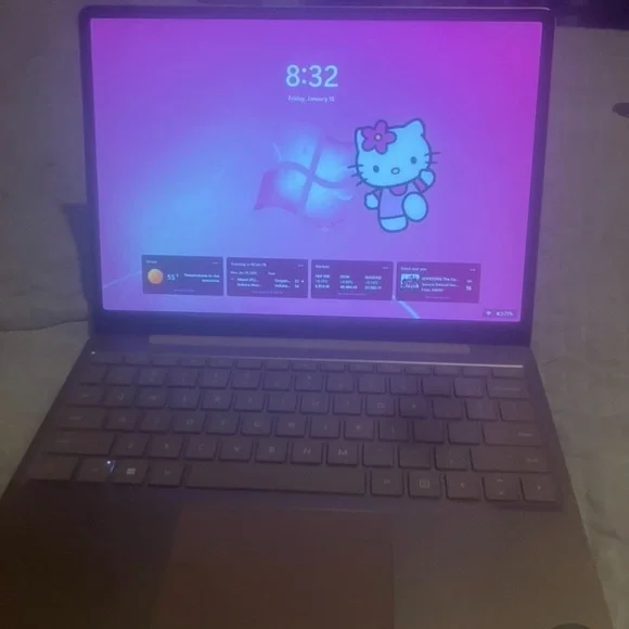 Compact Silver Laptop with Sleek Design