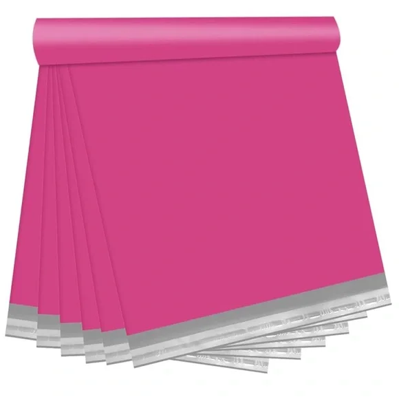 Pink 10” x 13” polymailers