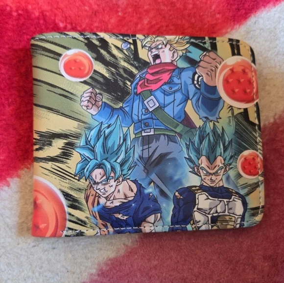 New dragon ball super anime manga leather wallet