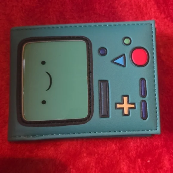 New adventure time bmo anime manga leather wallet
