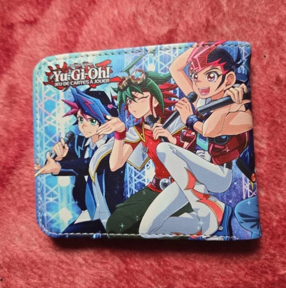 New yugioh anime manga leather wallet