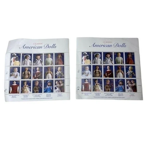 Classic American Dolls Sheets of 15 32¢ Stamps # 3151 Brand New 2 Sheets
