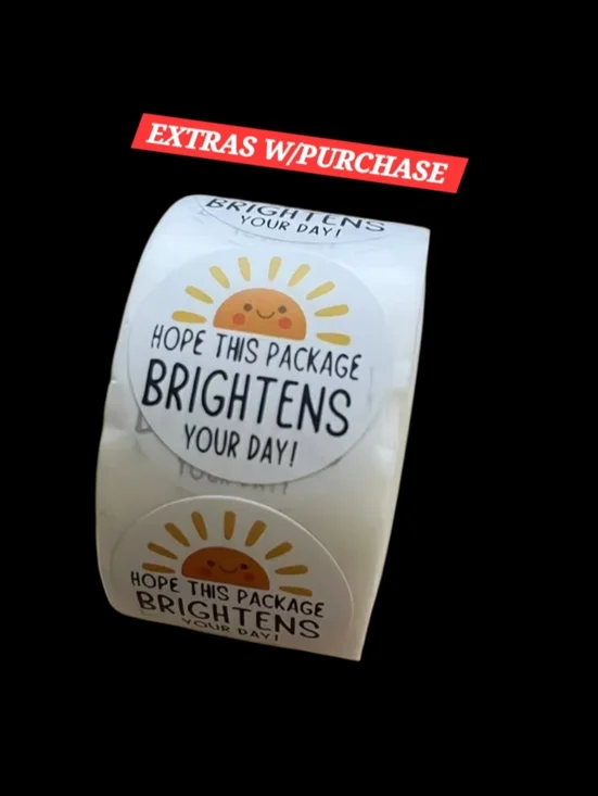 500ct. Sunshine 'Hope This Package Brightens Your Day' 3 Random Polymailers