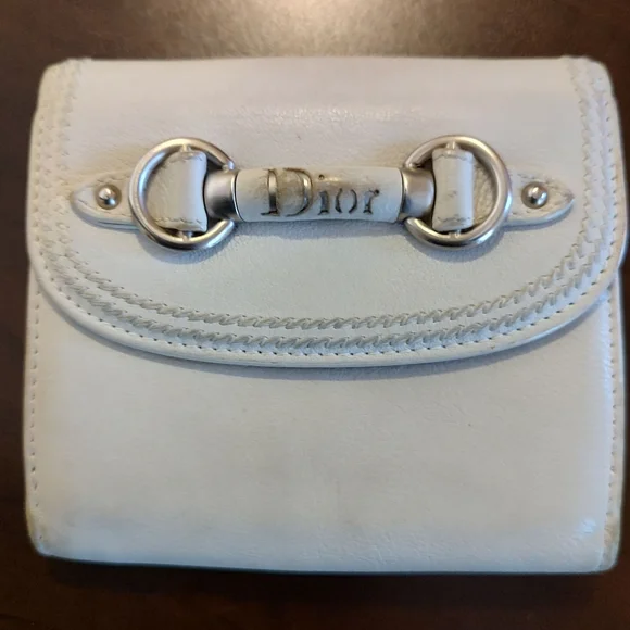 Dior Y2K Diorissimo Leather BiFold Vintage Galliano