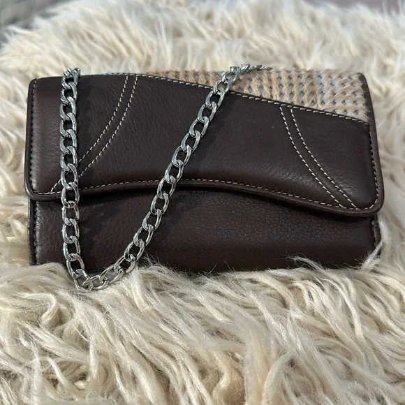 Christian Dior Leather Pony-hair Wallet