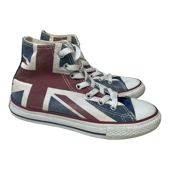Converse Chuck Taylor’s Youth British Flag High Top Sneakers