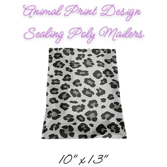 ✨Animal Print Design Poly Mailers Qty 20 Size 10x13