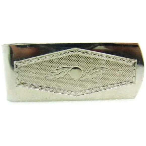 Money Clip Stainless Steel Silver Tone Wallet Credit Card ID Cash Holder Men