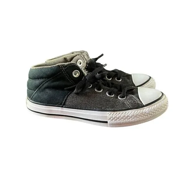 Converse‎ All Stars high top black and gray lace up sneakers size 13