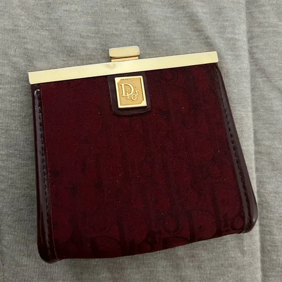 Vintage Christian Dior Snap Coin Purse