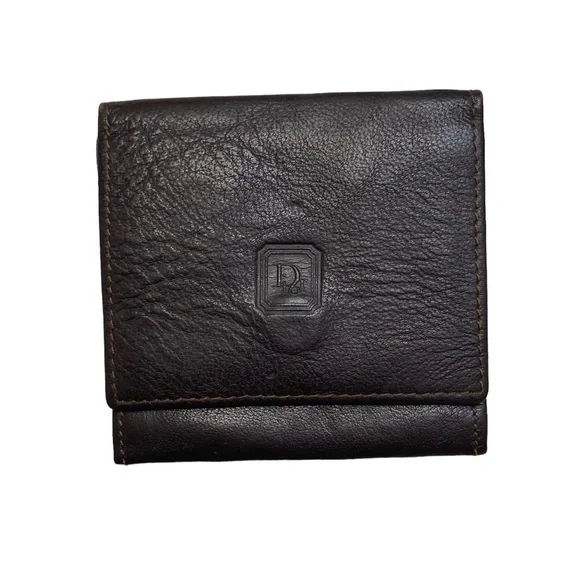 Dior Christian Dior brown vintage coin wallet