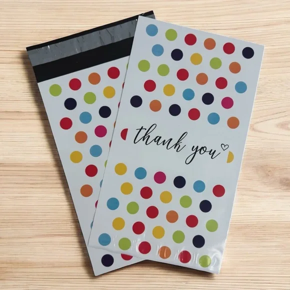 (10) 6x9 Thank you Poly Mailers