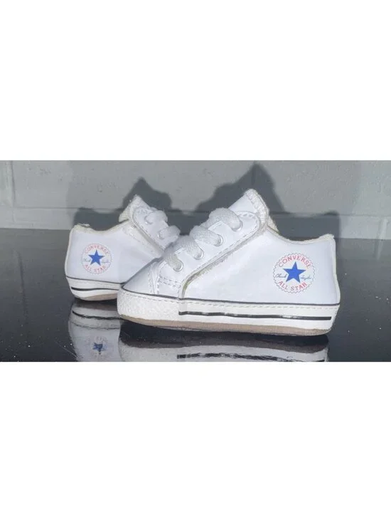Converse Chuck Taylor All Star Cribster Mid Boys Baby Infant Crib Shoes Size 2
