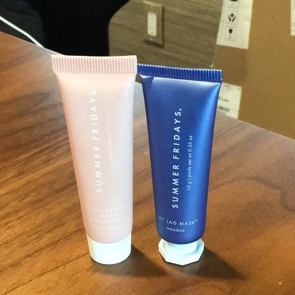 Summer Fridays Jet Lag Mask and Cloud Dew Gel Cream Moisturizer