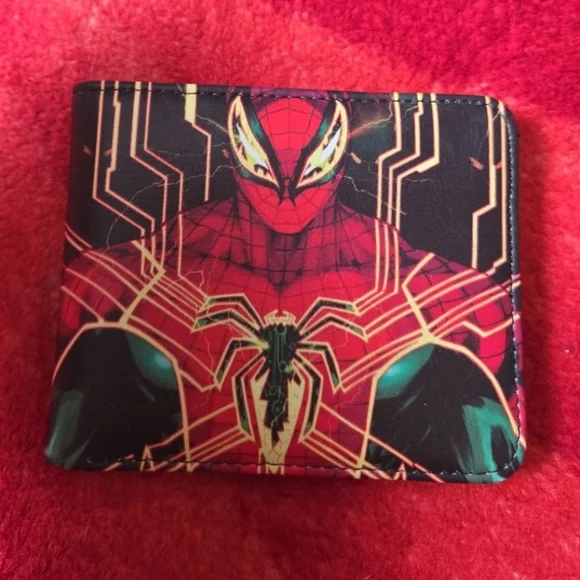 New Spiderman Marvel Comic Anime Manga Leather Wallet