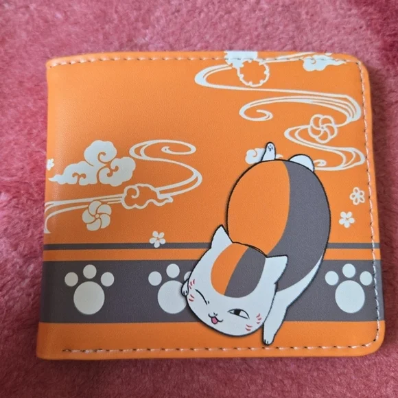 New natsume yuujinchou anime manga leather wallet