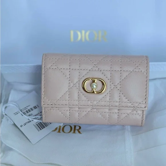 Dior Nude Quilted Leather Wallet