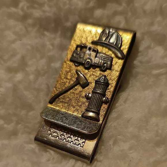 Firefighter Themed Money Clip