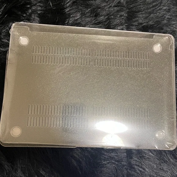 Clear Glitter Laptop/MACBOOK Case