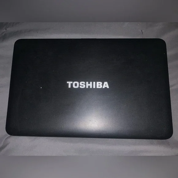 Toshiba Sleek Black Laptop