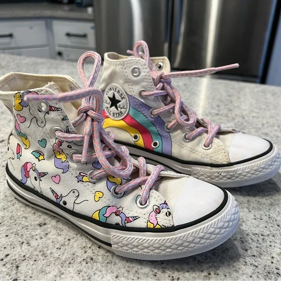 Unicorn Rainbow Converse Size 13