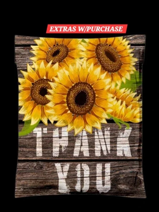 20ct. 10x13 Polymailers Sunflower 