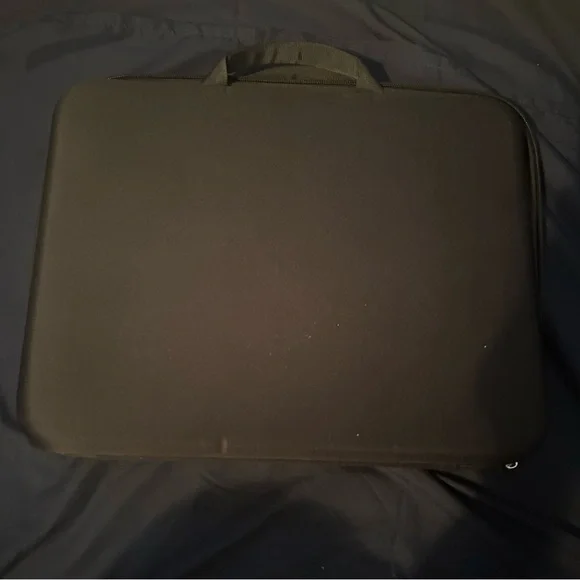 New- Black Laptop Hard Lap Desk Case