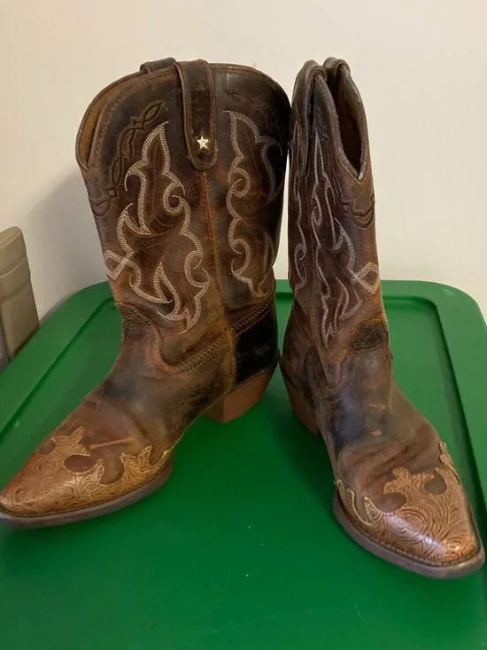 Tony Lama Kids Boots LL301 4 1/2 D