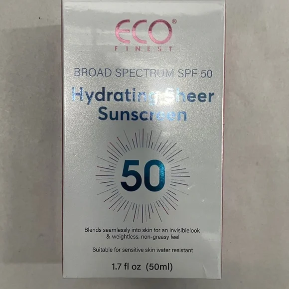 ECO Finest Broad Spectrum SPF50 Hydrating Sheer Sunscreen 50 1.7‎ oz