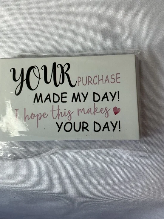 ★ 25 Thank You Cards Small Business Package Inserts Customer Appreciation