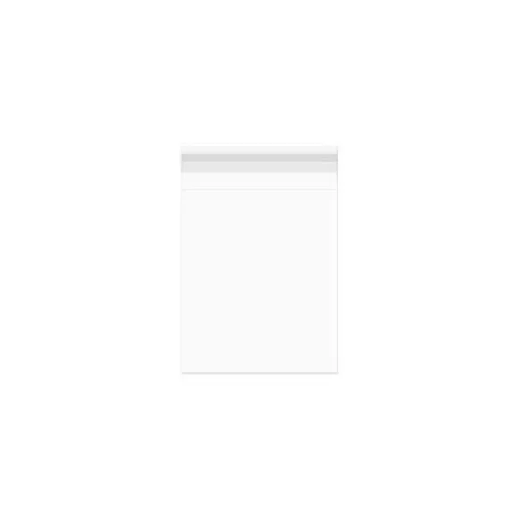 100ps Flap Lock Poly Bags - 1 Mil, 9 x 12
