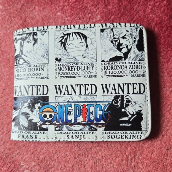 New One Piece Anime Manga Leather Wallet