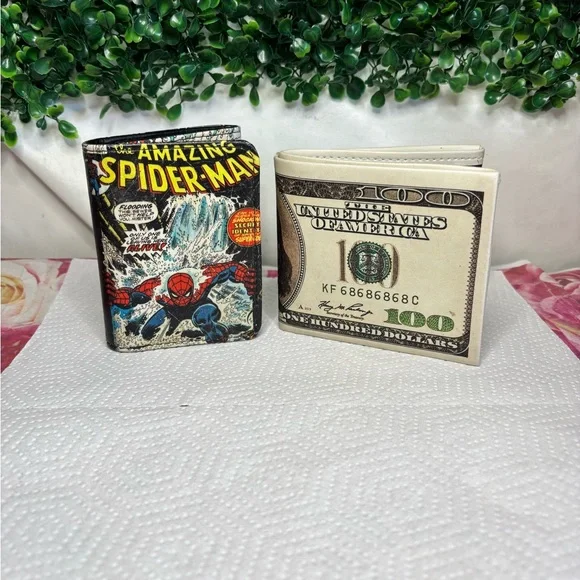 Spider-Man and money wallet