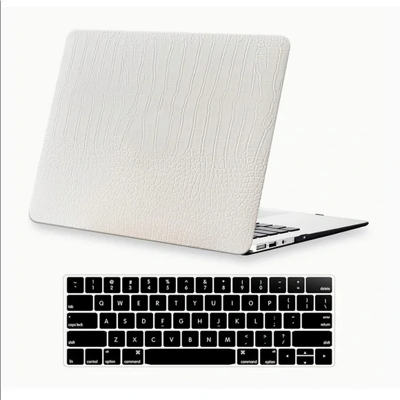 MacBook Case White Aligator