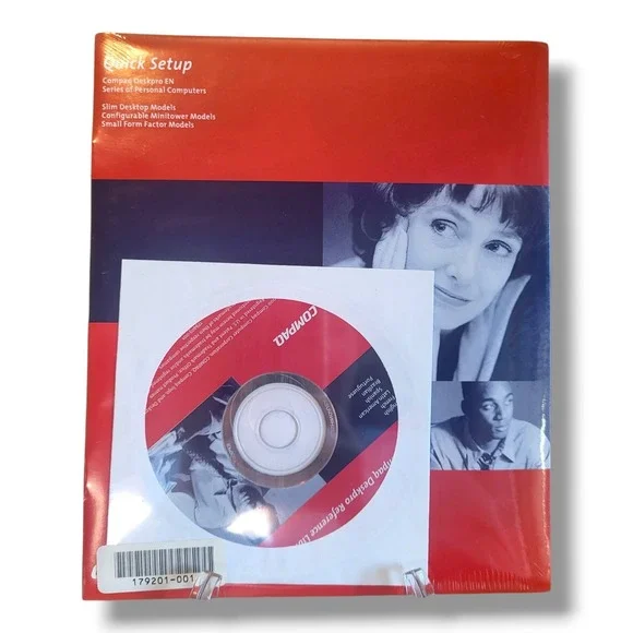 Compaq Deskpro EN Quick Setup Slim Desktop Models & Reference Library CD Sealed
