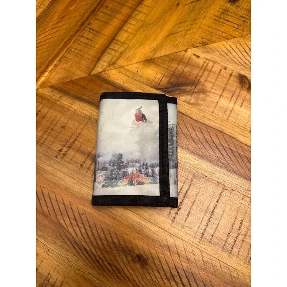 Vintage Rusty Brand surf ski Velcro wallet