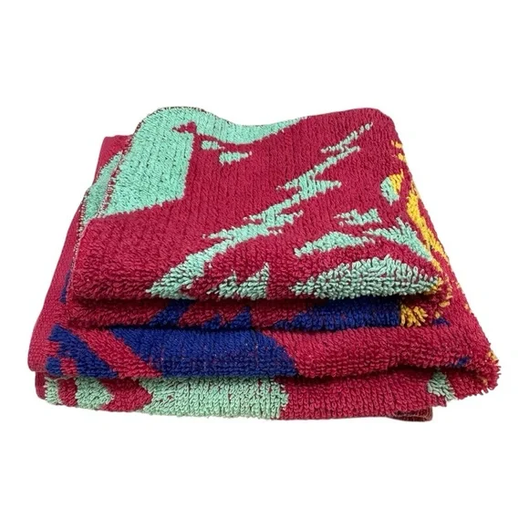 Vtg Ralph Lauren Home Southwestern Hand Towel Set