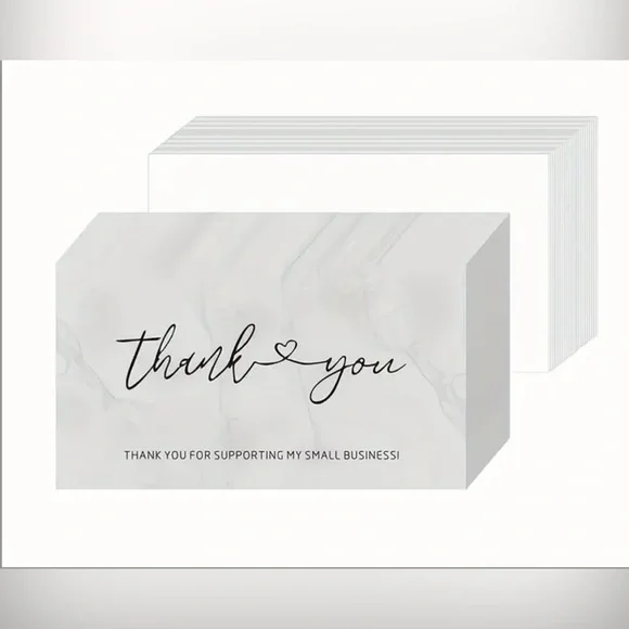 100 Thank You Cards for Small Business