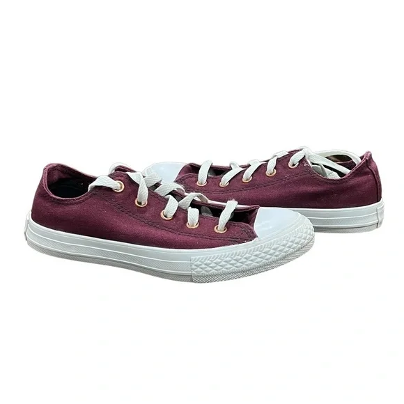 Converse All Star Maroon Canvas Sneakers Size 1.5 Big Kids